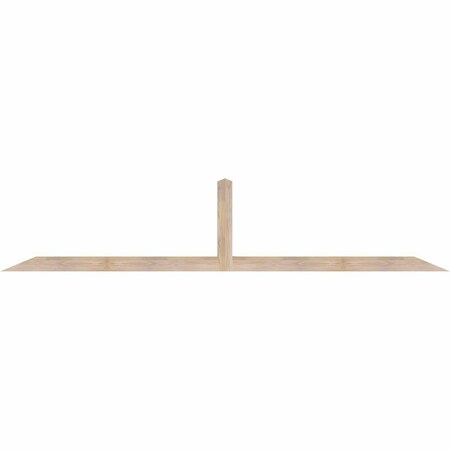 Ekena Millwork Portland Smooth Timber Gable Bracket, Douglas Fir, 108"W x 22"H x 3 1/2"D x 3 1/2"F, 5/12 Pitch GBW108X22X0404POR00SDF